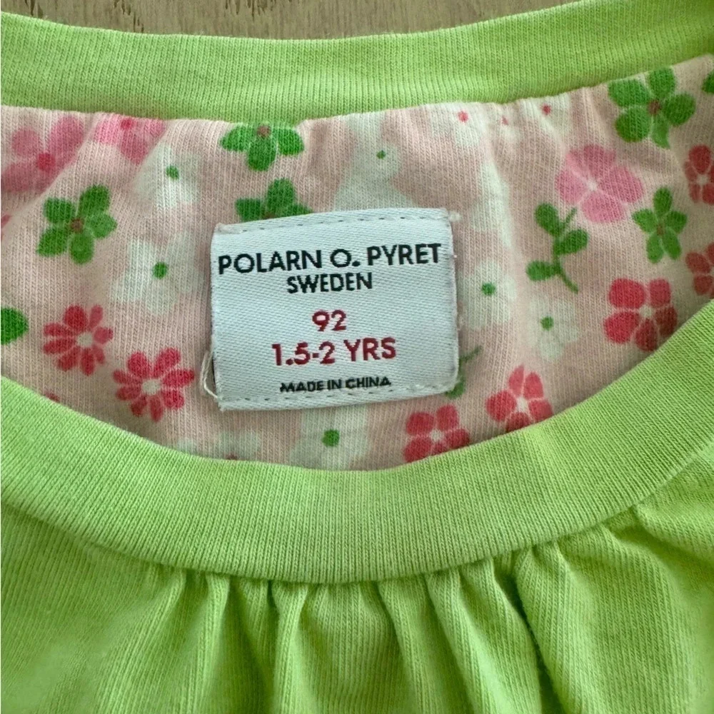 Polarn O. Pyret matching shirt and pants size 1.5-2yr old